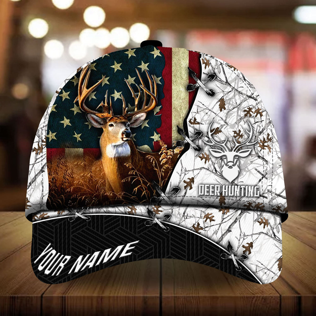 Unique US Deer Hunting Personalized – Classic Cap
