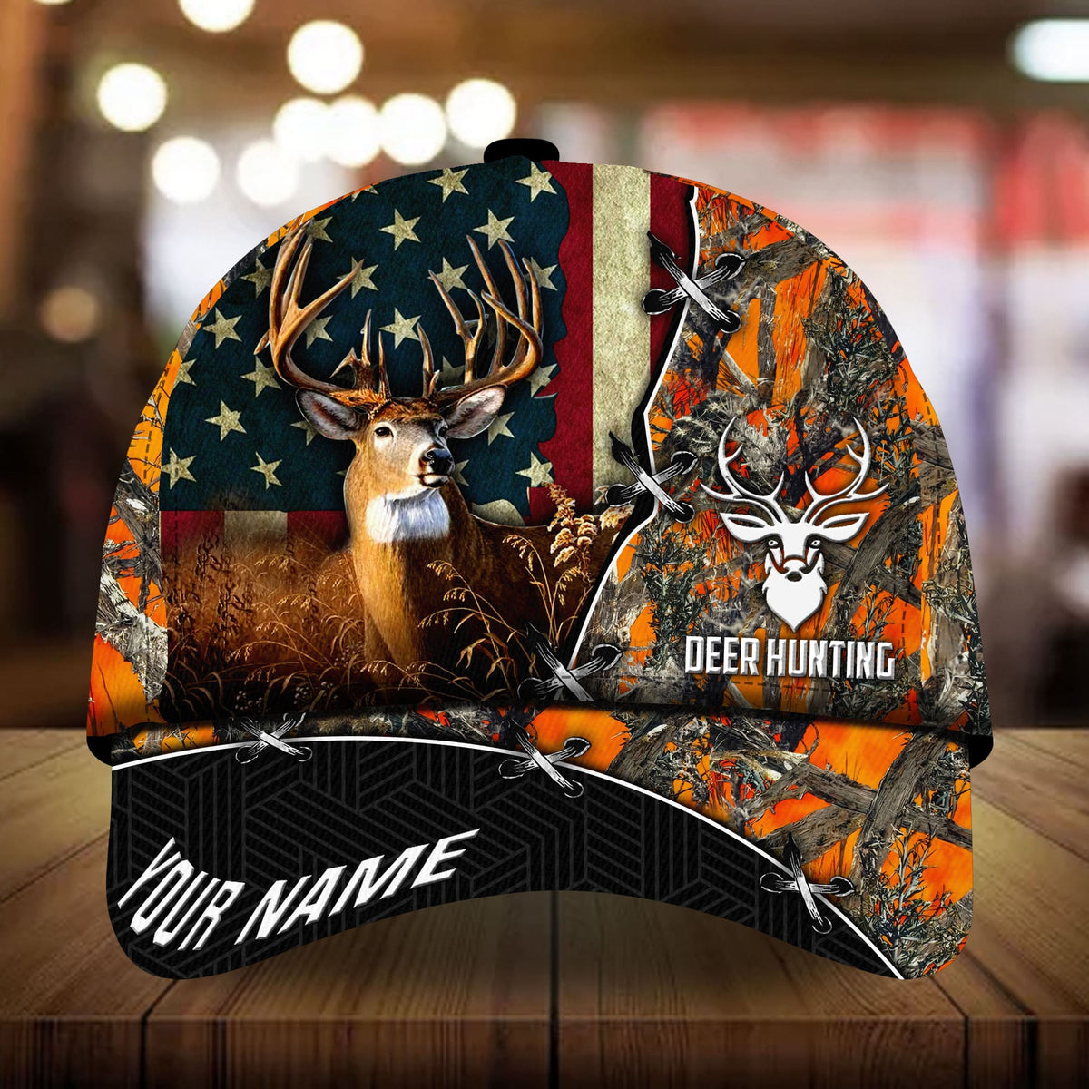 Unique US Deer Hunting Personalized – Classic Cap