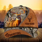 Premium Leather Deer Hunting Personalized – Classic Cap
