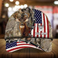 US Flag Deer Hunting Personalized – Classic Cap
