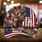 US Flag Deer Hunting Personalized – Classic Cap