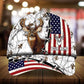 US Flag Deer Hunting Personalized – Classic Cap
