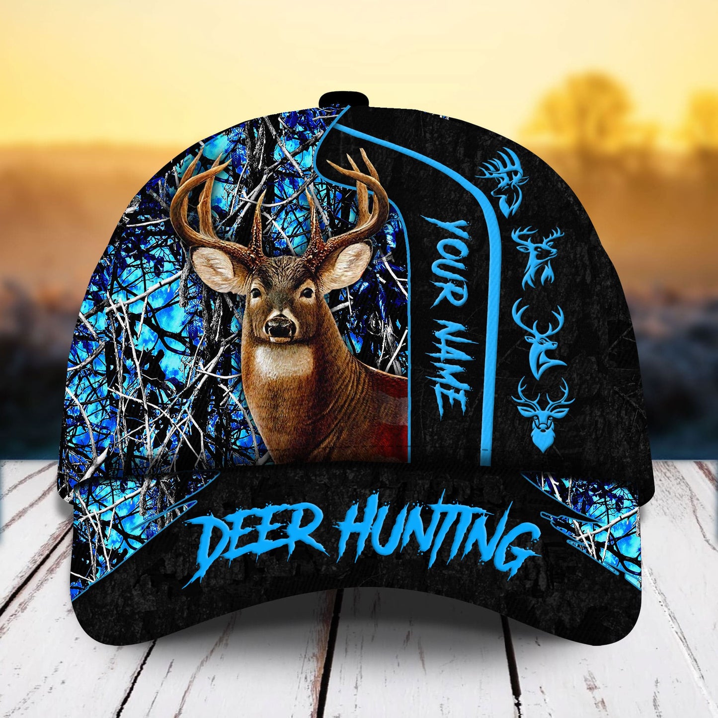 Premium Deer Hunting Cotton Personalized – Classic Cap