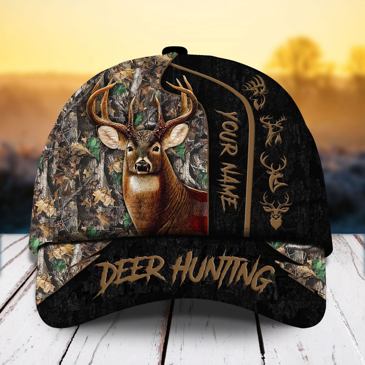 Premium Deer Hunting Cotton Personalized – Classic Cap