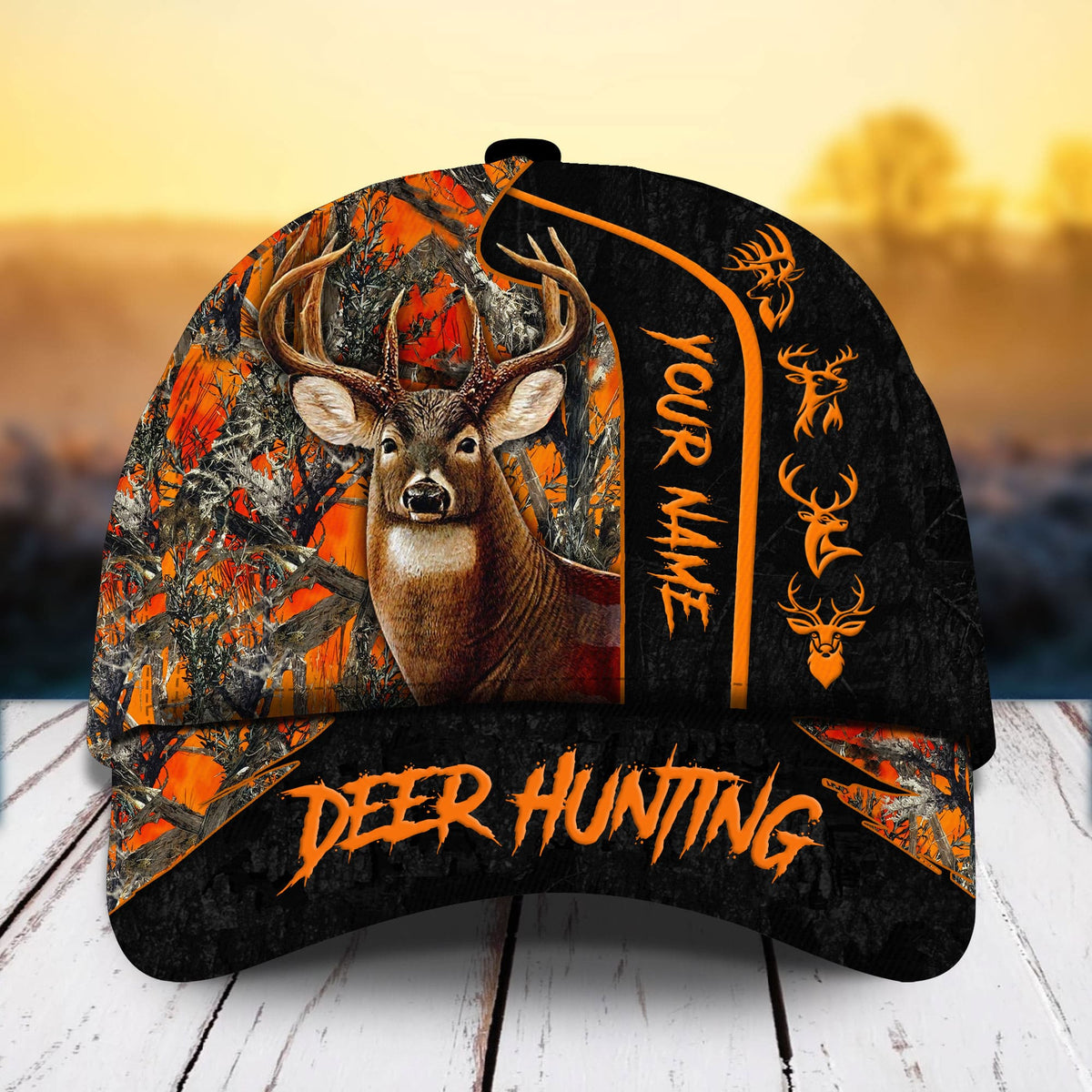 Premium Deer Hunting Cotton Personalized – Classic Cap