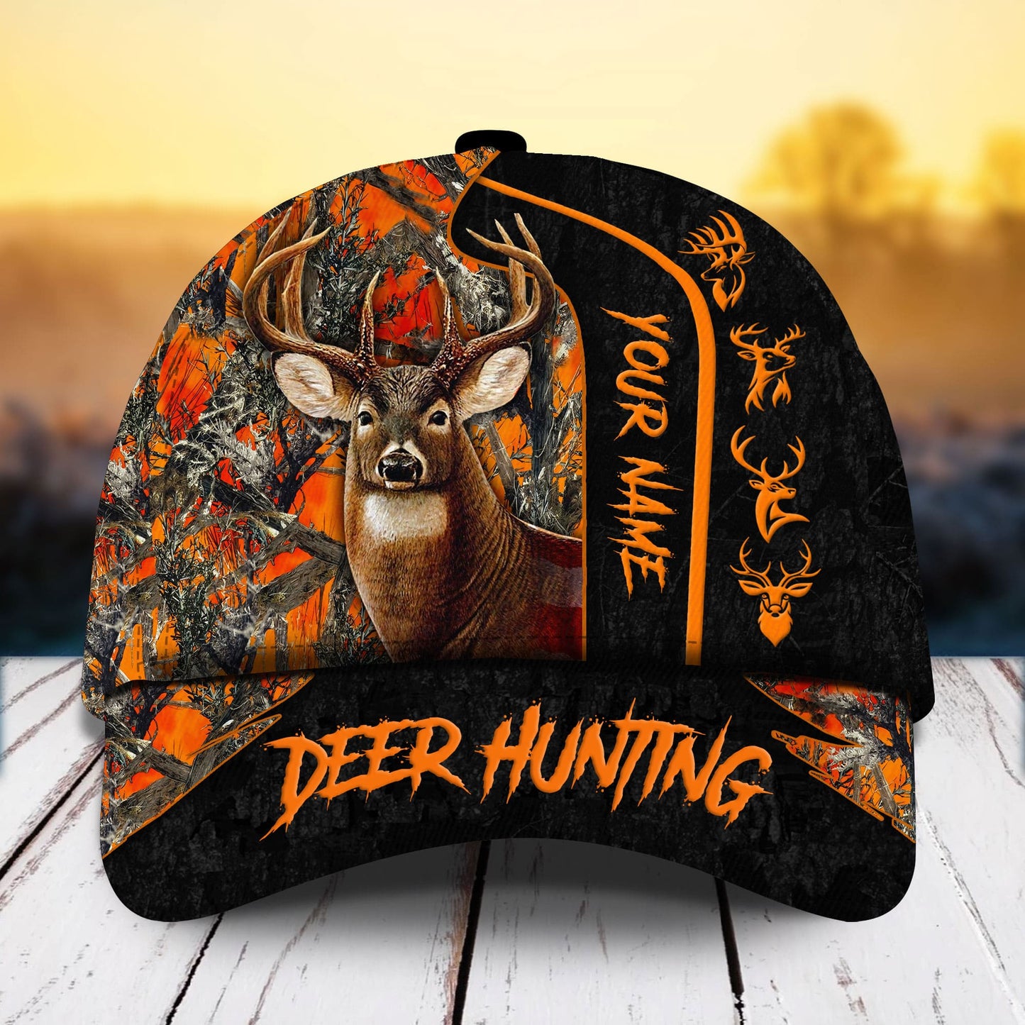 Premium Deer Hunting Cotton Personalized – Classic Cap