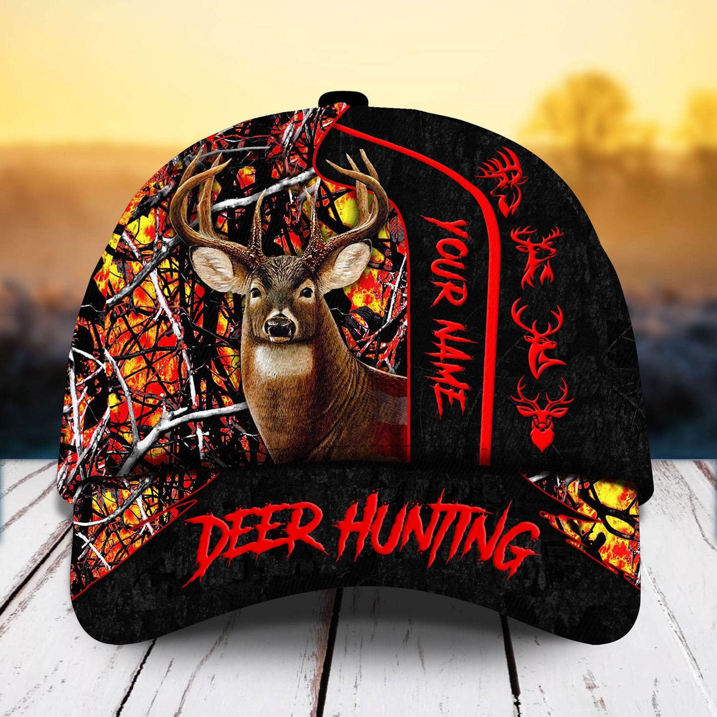 Premium Deer Hunting Cotton Personalized – Classic Cap