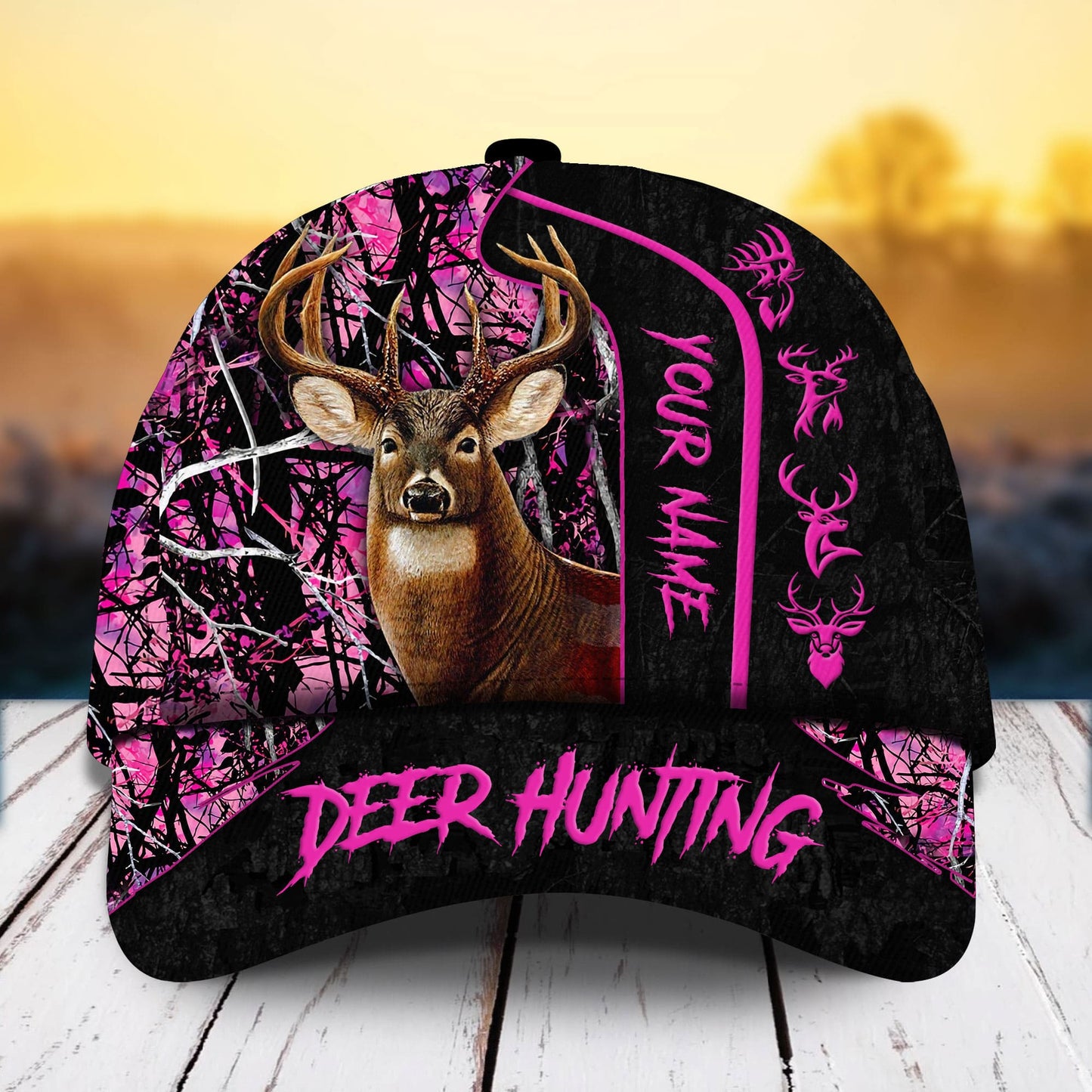 Premium Deer Hunting Cotton Personalized – Classic Cap