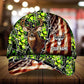 Premium Old US Flag Deer Hunting Personalized – Classic Cap