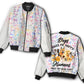 Dogs make me happy - Bomber jacket - BOMJ02TNH030921 - Owls Matrix LTD