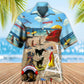 Lifeguard Dog Beach Fun Illustration – Hawaiian Shirt