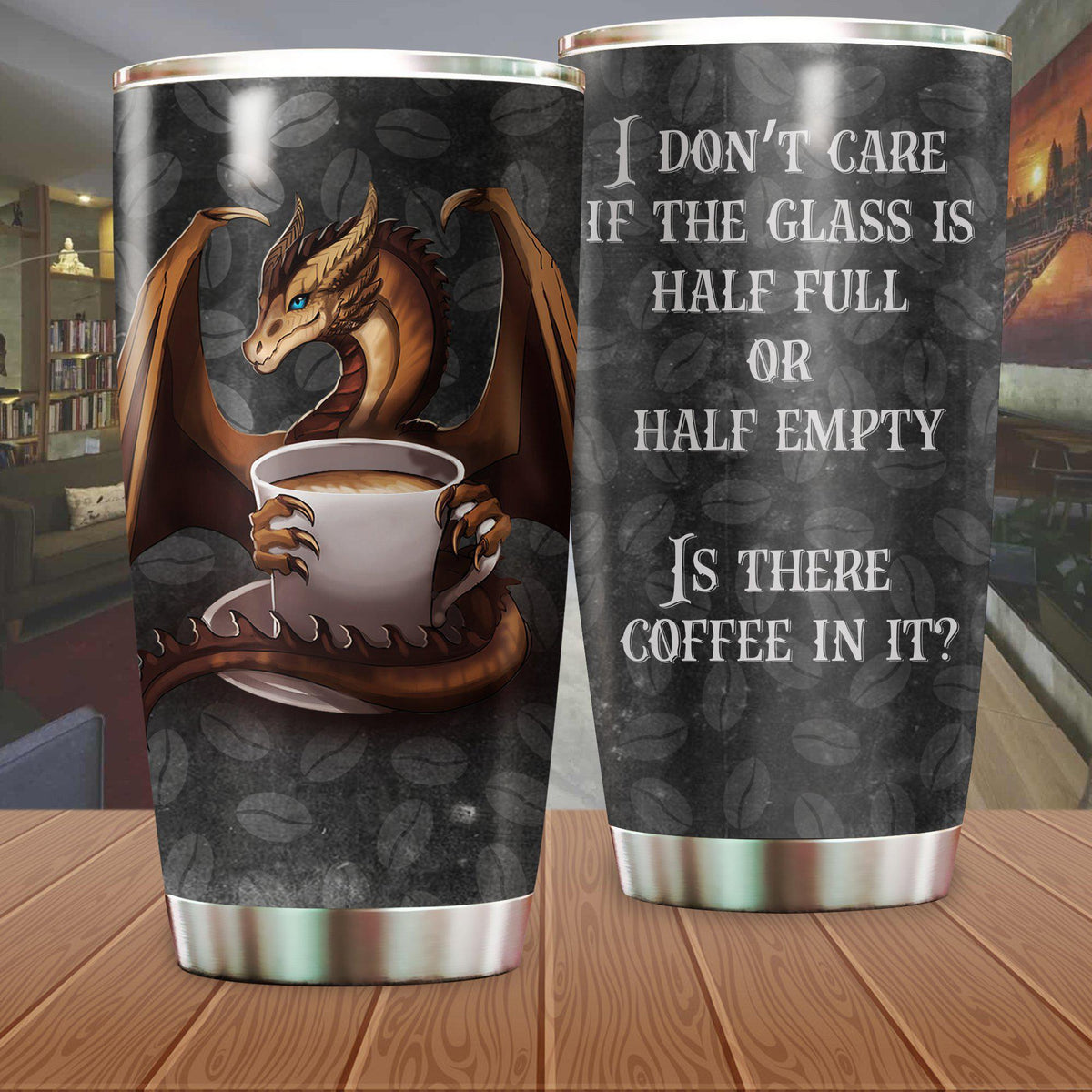 Dragon Coffee Lover 20 Oz Tumbler For Travel Gifts