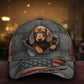 Dachshund America Flag Dog Lover Style – Classic Cap