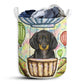 Dachshund And Air Balloon - Laundry Basket - Owls Matrix LTD