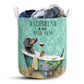 Dachshund And Bath Soap - Laundry Basket - Owls Matrix LTD