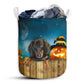 Dachshund And Pumpkin Halloween Night - Laundry Basket - Owls Matrix LTD