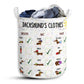 Dachshund Clothes Basic Style - Laundry Basket - Owls Matrix LTD