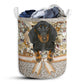 Dachshund Diamond Lace - Laundry Basket - Owls Matrix LTD