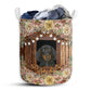 Dachshund Flower Wood - Laundry Basket - Owls Matrix LTD