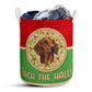 Dachshund knit wool - Laundry basket - Owls Matrix LTD