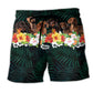 Dachshund Green Tropical Life – Beach Short