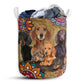 Dachshund Mandala Style - Laundry Basket - Owls Matrix LTD