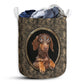 Dachshund Oval Metal - Laundry Basket - Owls Matrix LTD