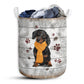 Dachshund Pine Needles - Laundry Basket - Owls Matrix LTD