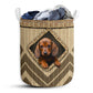 Dachshund Rattan Wickerwork Hole - Laundry Basket - Owls Matrix LTD
