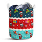 Dachshund Symbol Pattern - Laundry Basket - Owls Matrix LTD