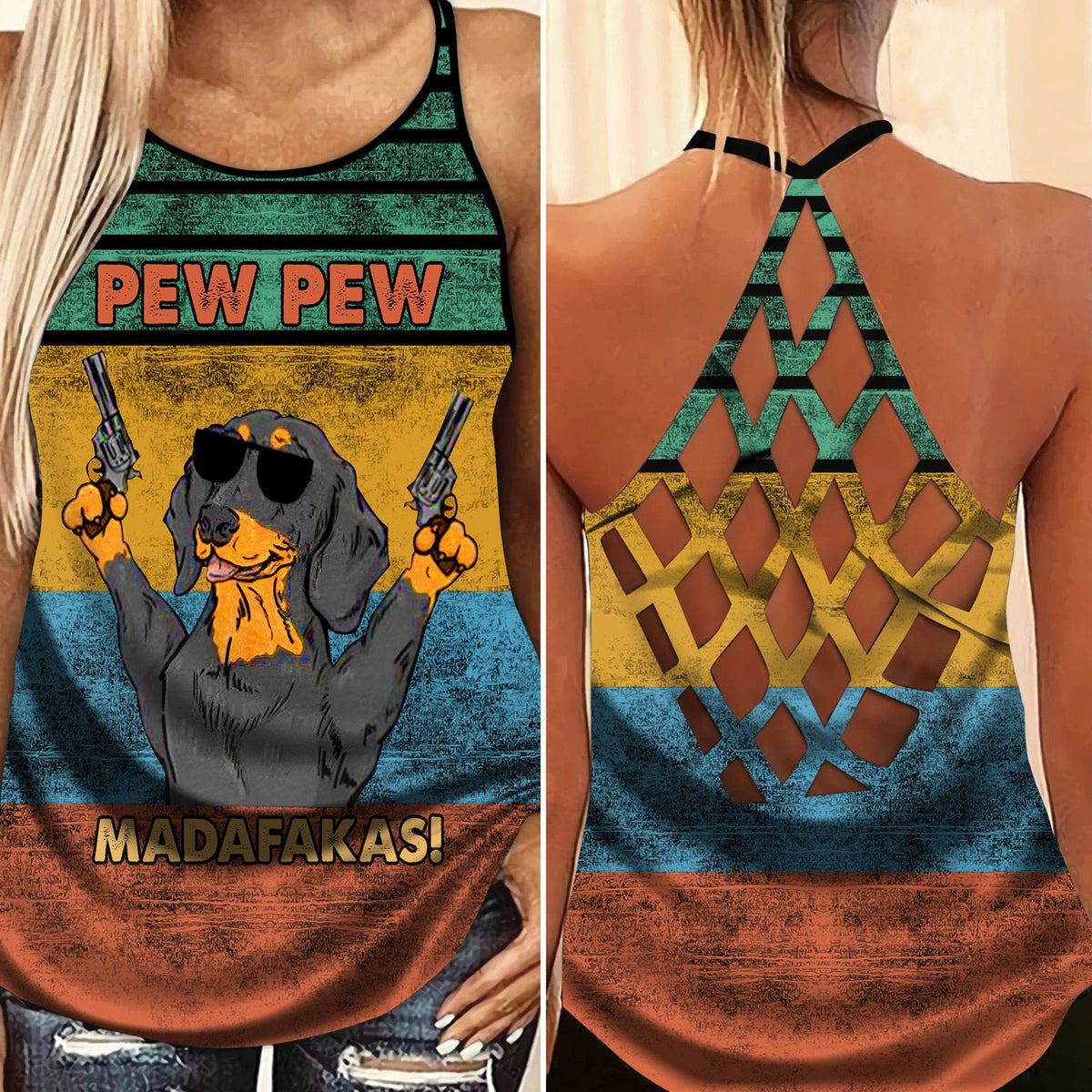 Dachshund Love Summer Limited Edition 6 – Hollow Tank Top