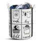 Dachshund Wash Dry Fold Repeat - Laundry Basket - Owls Matrix LTD