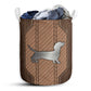 Dachshund Wood Style - Laundry Basket - Owls Matrix LTD