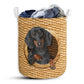 Dachshund Woven So Cute - Laundry Basket - Owls Matrix LTD