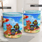 Dachshund Beach Summer - Laundry Basket - Owls Matrix LTD