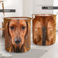 Dachshund Face And Butt So Cute - Laundry Basket - Owls Matrix LTD