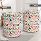 Dachshund Flower Pattern - Laundry Basket - Owls Matrix LTD