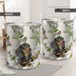 Dachshund Oil Painting - Laundry Basket - Owls Matrix LTD