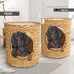 Dachshund Woven So Cute - Laundry Basket - Owls Matrix LTD