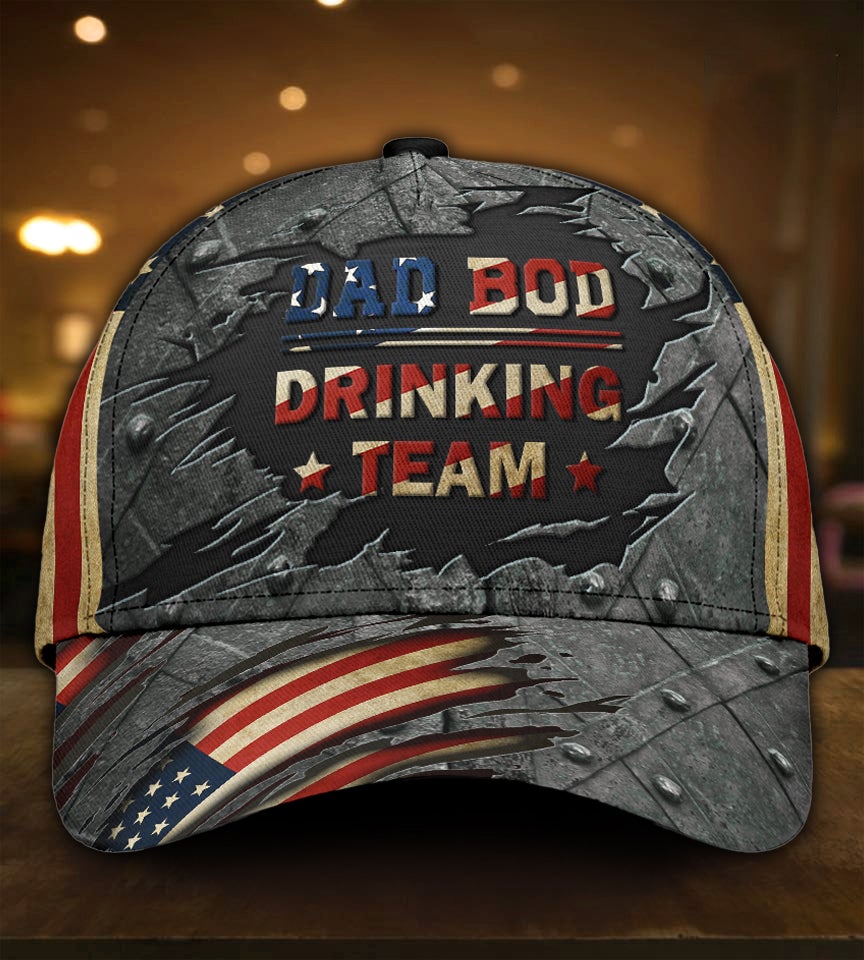 Dad Bod Drinking Team American – Classic Cap