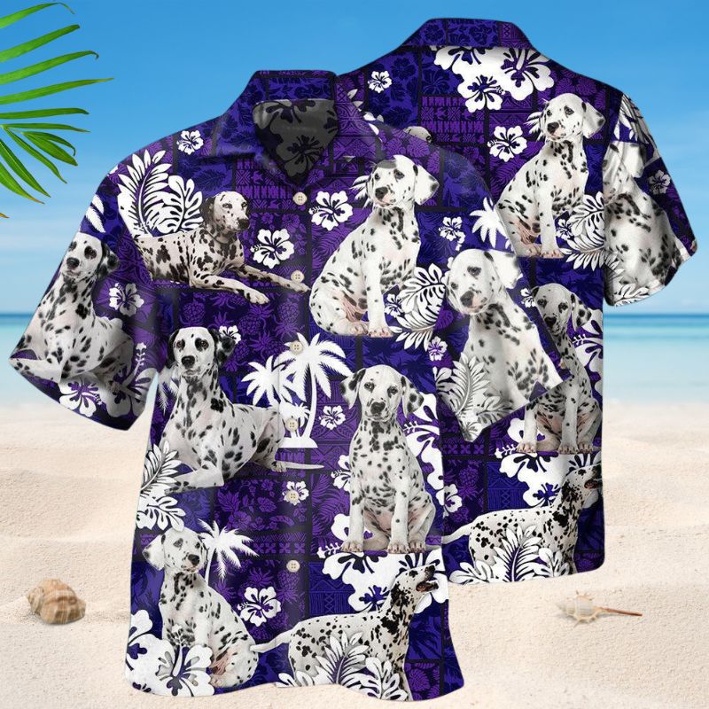Dalmatian Dog Lover Tropical Life Style – Hawaiian Shirt