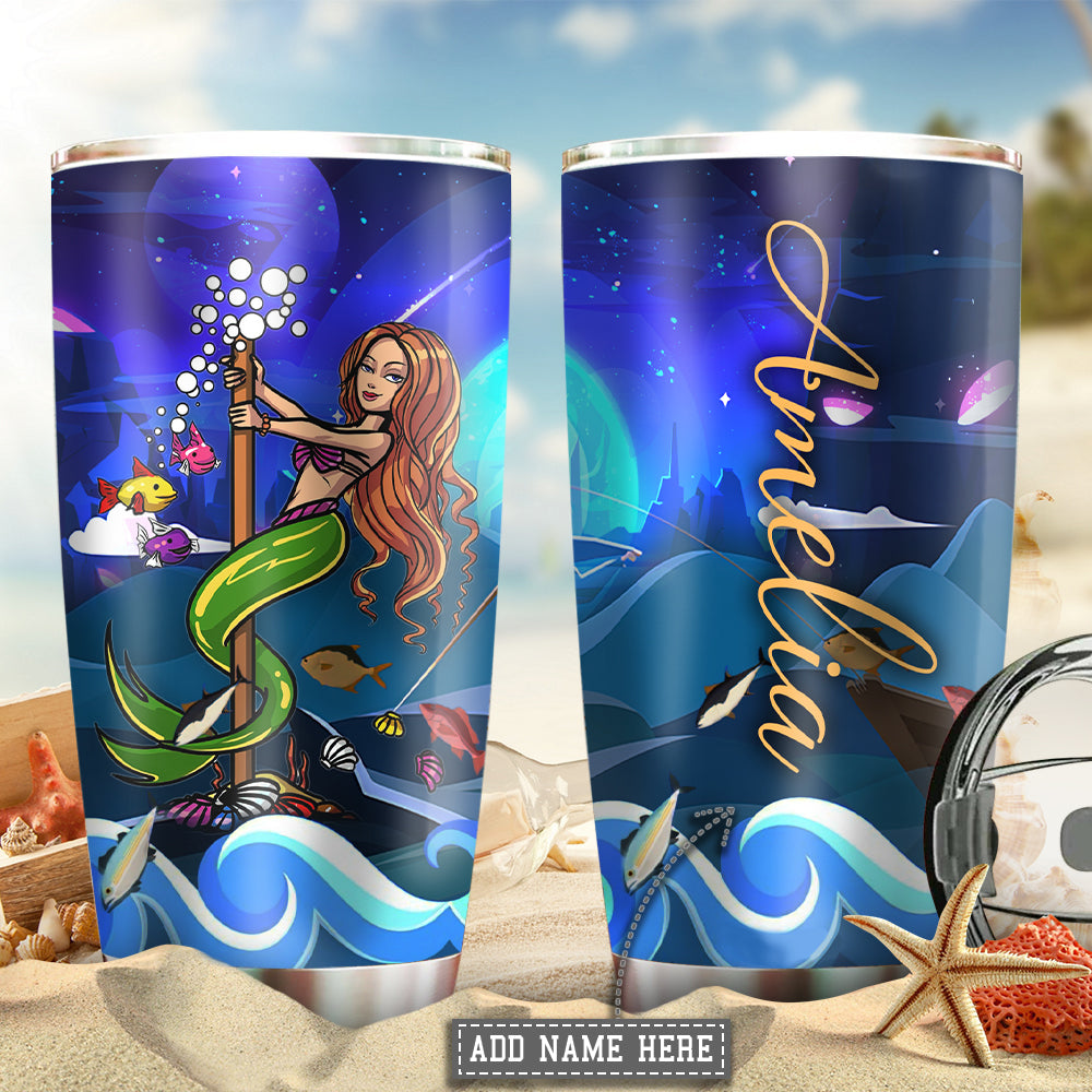 Pole Fitness In My Heart Personalized 20 Oz Tumbler For Hot Cold Drinks And Travel
