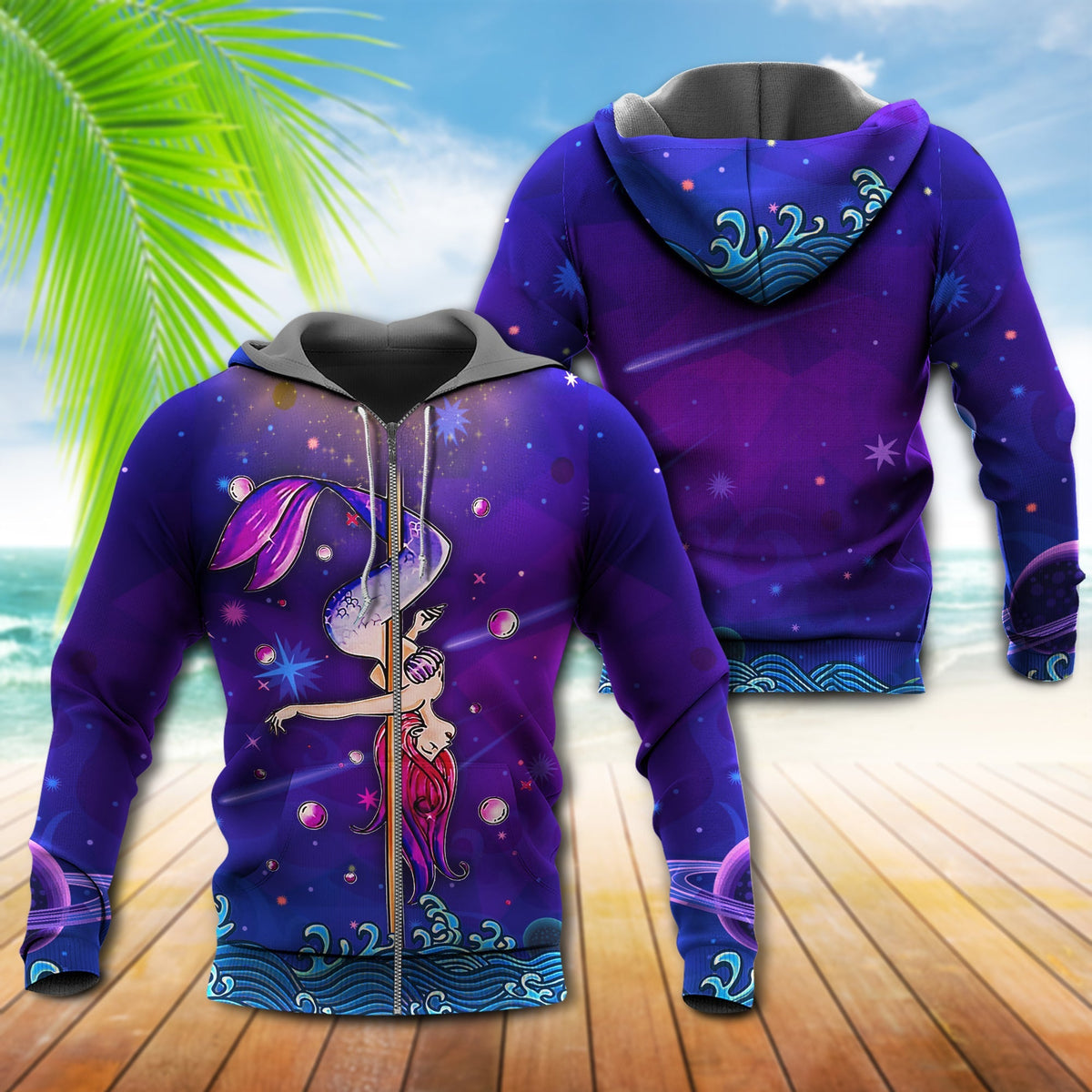 Pole Dance Mermaid Fantasy - 3D Hoodie