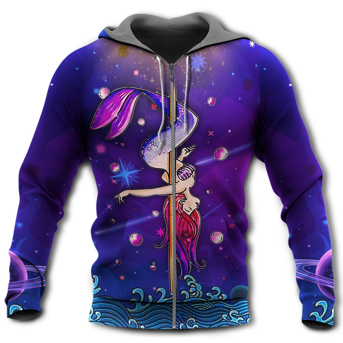 Pole Dance Mermaid Fantasy - 3D Hoodie