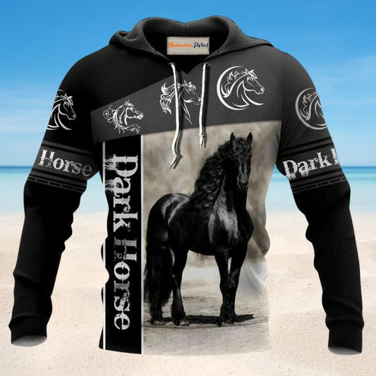Dark Horse Makes Me Happy Forever - 3D Hoodie