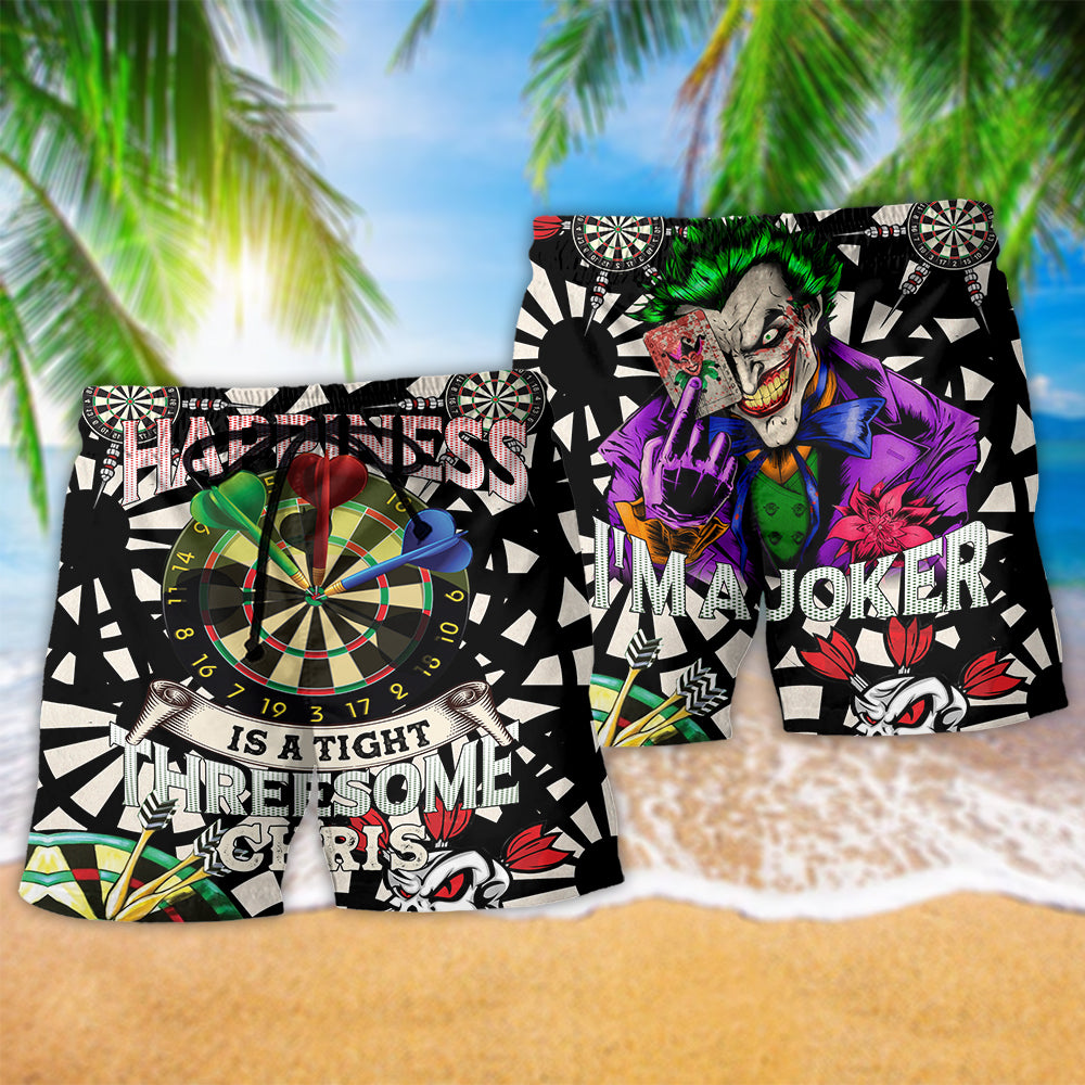 Dart Game Funny Quote Art – Beach Short
