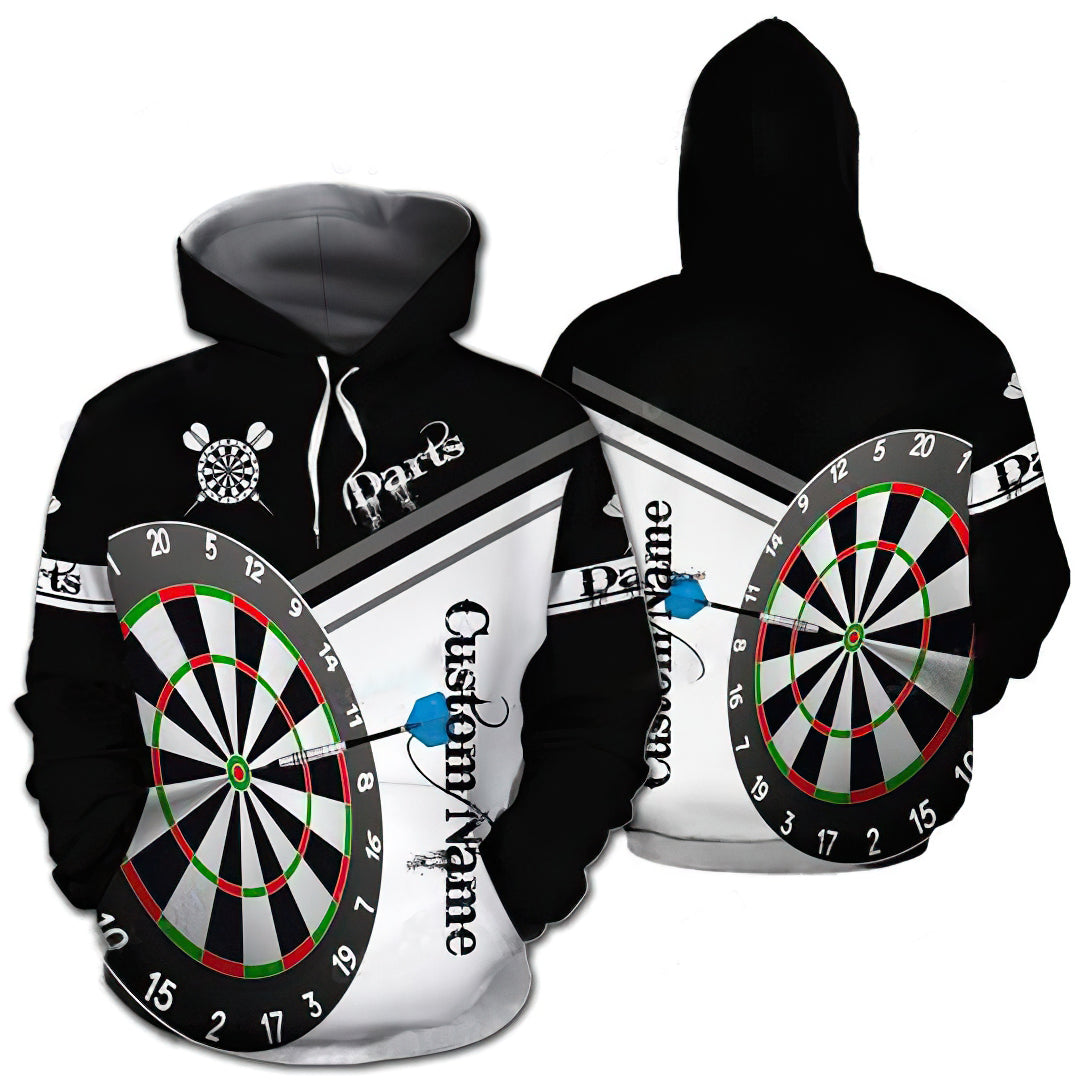 Darts Black Custom Art – 3D Hoodie