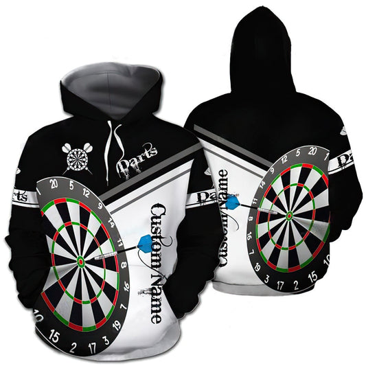 Darts Black Custom Art – 3D Hoodie