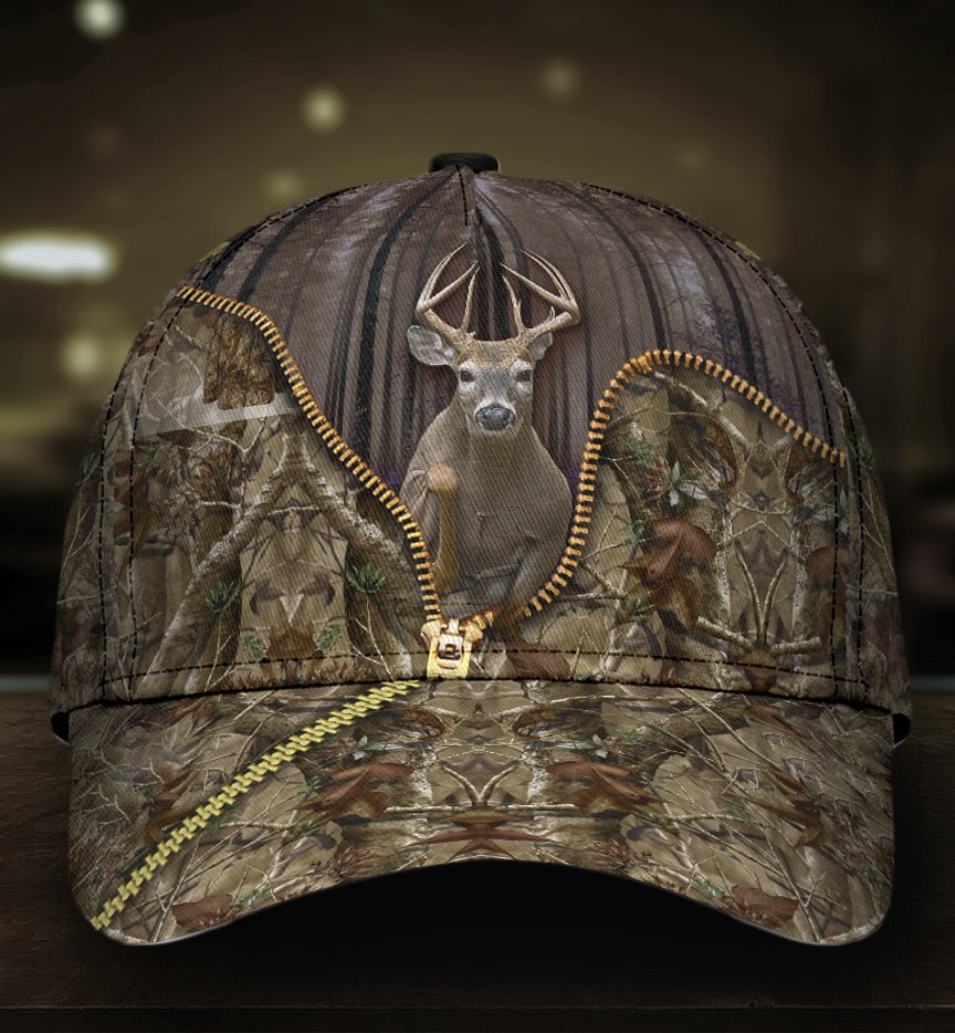 Deer Hunter Outdoor Wildlife Theme – Classic Cap
