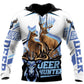 Deer Hunter Outdoor Art – 3D Hoodie